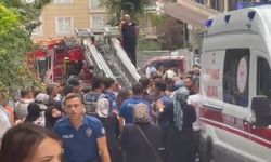 Küçükçekmece'de 5 katlı binada yangın paniği