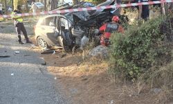 Muğla'da feci kaza: 1 ölü, 1 yaralı