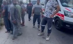 Otomobil, bahçeye girdi