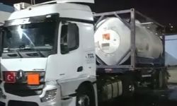 Park halindeki tankerden kimyasal sızıntı