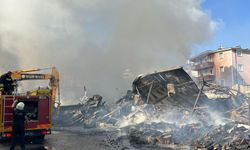 Silah deposunda yangın çıktı