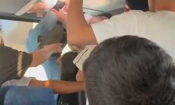 Şoför ile yolcunun kavgası kamerada