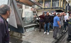 Trabzon'da korkutan kaza