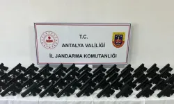 Kepez'de 72 tabanca ele geçirildi