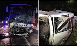 Kayseri'de korkutan kaza