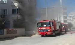 Atölyede yangın çıktı