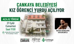 Çankaya Belediyesi Kız Öğrenci Yurdu hizmete açılıyor