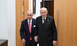 Eski CHP Genel Başkanı Çetin’den Bahçeli’ye ziyaret