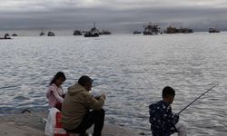 Balıkçıların Karadeniz'deki hamsi avı devam ediyor!