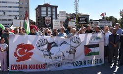 Kırıkkale'de “Gazze'ye saldırı” protestosu