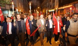 Polatlı’da Meşaleli Cumhuriyete Saygı Yürüyüşü