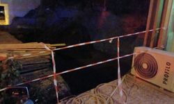 Antalya'da İnşaat alanında toprak kaydı
