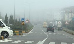 Bartın'da sisli hava etkili oldu