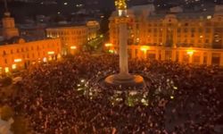 Gürcistan'da protesto!