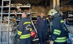 Hırdavat dükkanında yangın çıktı