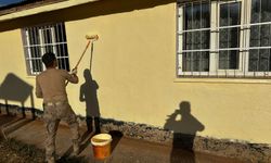 Jandarmadan köy okuluna bakım