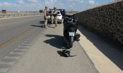 Kilis'te motosiklet devrildi