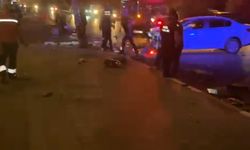 Sürücü şerit değiştirirken kaza yaptı