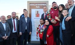 Dünya Şampiyonluğuna Vefa: Abdullah Kayapınar Parkı Açıldı