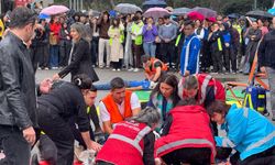 İzmir’de Kültürpark’ta Deprem ve Yangın Tatbikatı
