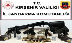 Kırşehir'de ruhsatsız silah operasyonu