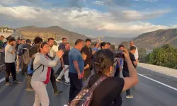 Hatay Samandağ’da Kazalara Karşı Yol Kapatma Eylemi