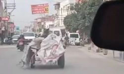 Adana’da Trafikte Panik: Kaçan At Otomobile Çarptı