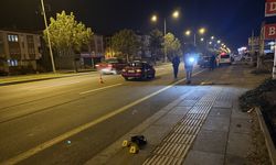 Çubuk'ta otomobil yayaya çarptı