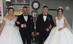 İki kardeş babaları ve amcaları gibi aynı gün evlendi