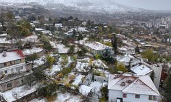 Kayseri'de kar yağmaya başladı