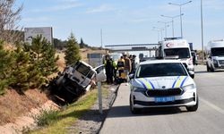 Kırıkkale'de korkutan kaza