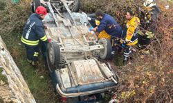 Konya'da otomobil şarampole devrildi: 1 ölü