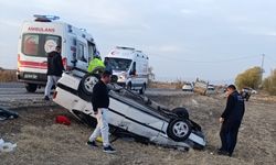 Konya'da otomobil şarampole devrildi: 5 yaralı