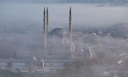 Selimiye Camisi sis içinde kaldı!