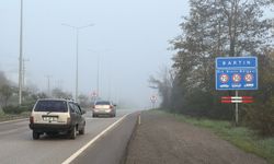 Bartın'da sis etkili oldu