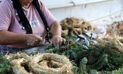 El emeği Noel çelenkleri 20 ülkeye gidiyor!