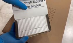 Kaçak tütün ile boş makaron TIR'da ele geçirildi