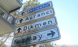 Kızılay tabelası, tekrar yenilendi!