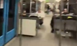 Metroda şaşırtan görüntü!