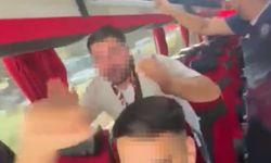 Taraftar Otobüsünde Skandal Görüntü: Şoför Seyir Halindeyken Koltuktan Kalktı