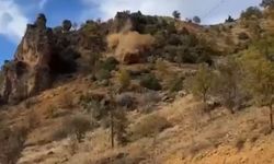 Tunceli'de kara yolunda ‘kaya' tedbiri