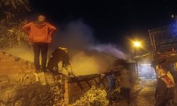 Turgutlu'da iki ev alevlere teslim oldu