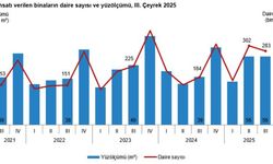 "Yapı ruhsatı verilen yüz ölçümü yüzde 42,6 arttı"