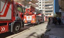 Apartman dairesinde yangın çıktı