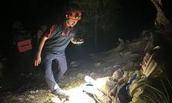 Dağlık alanda ayağından yaralandı