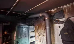 Müstakil evde yangın çktı