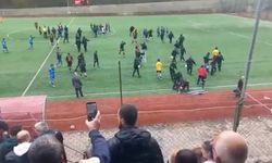 Artvin'de amatör maçta kavga çıktı