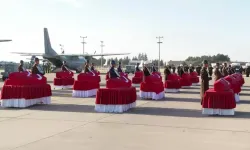 Şehit Akın Karakuş için Kocaeli havalimanında tören yapıldı