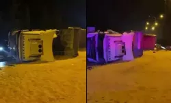 Osmaniye’de Mısır Yüklü Kamyon Devrildi: 1 Yaralı