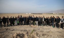 Bal ormanı için fidanlar toprakla buluşturuldu